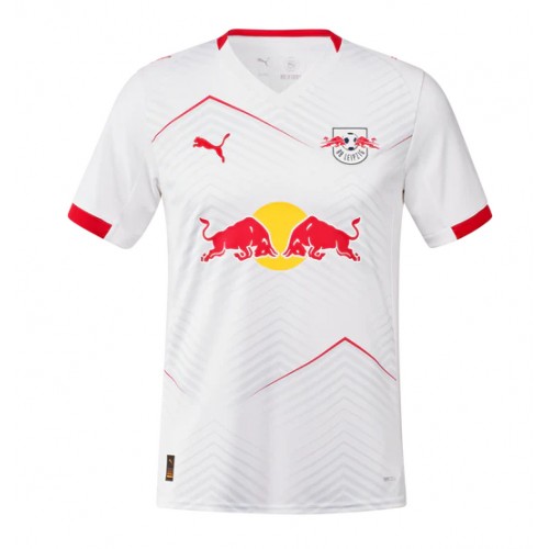 Stroje piłkarskie RB Leipzig Koszulka Podstawowej 2025-26 Krótki Rękaw